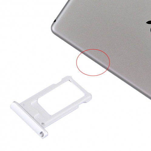 iPartsBuy Remplacement de la carte SIM pour iPad Air / iPad 5 (Argent) SI102S43-01