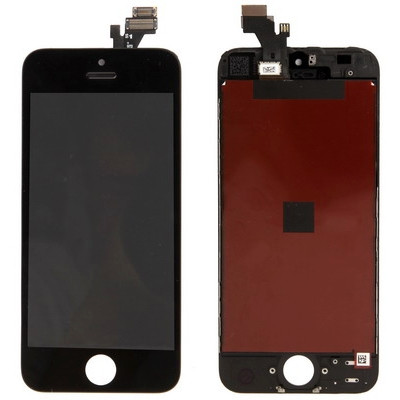 iPartsBuy 3 en 1 pour iPhone 5 (Original LCD + Cadre LCD + Touch Pad) Assemblage de numériseur (Noir) SI713B1226-04