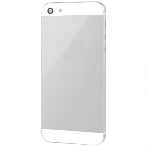 Pour la couverture arrière d'alliage de logement complet de l'iPhone 5 (blanc) SP22WL236-06