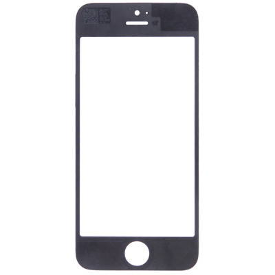 Lentille extérieure en verre pour iPhone 5 et 5S (noir) SL728B992-07