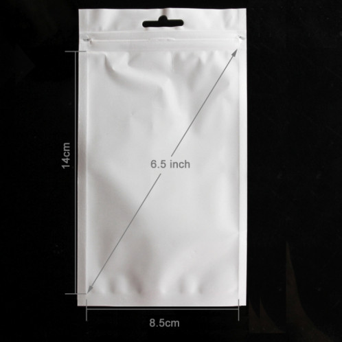 500 pcs Sacs ZipLock, sac refermable pour boîtier en plastique / étui en silicone / étui TPU d'iPhone 5 et 5s, taille: 17.9cm x 10cm;Taille interne: 14cm x 8.5cm SH12781702-03
