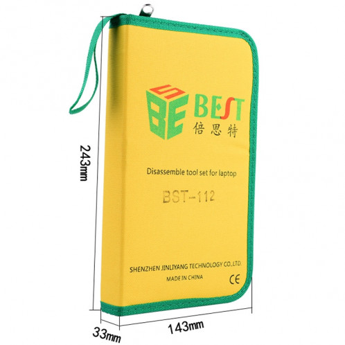 MEILLEUR BST-112 22 dans 1 profession Multi-purpose Set d'outils de réparation pour téléphone portable / ordinateur portable SB14261465-08