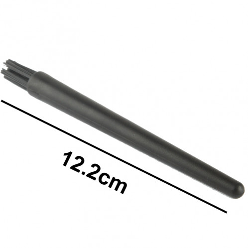 Brosse de nettoyage antistatique à poignée ronde à 7 rayons, longueur: 12,2 cm (noir) SB17041133-05