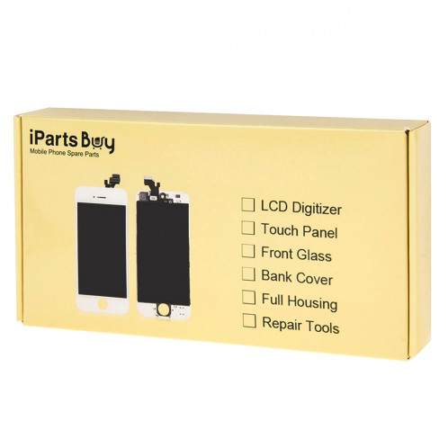 iPartsAcheter 3 en 1 pour iPhone 5 (LCD + Frame + Touch Pad) Assemblage Digitizer (Blanc) SI58041363-08