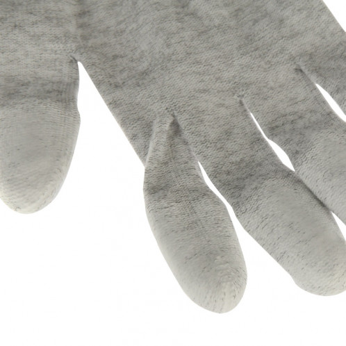 Gants anti-statique de doigt d'unité centrale anti-statique d'ESD sûrs de taille universelle pour la réparation d'ordinateur / électronique / téléphone, paire de 2 (gris) SA7243548-05