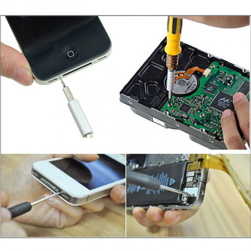 aisilin 16 en 1 outil de réparation de tournevis interchangeables multi-bits pour iPhone 6 & 6S / iPhone 5 & 5S / téléphone mobile SA79761470-08