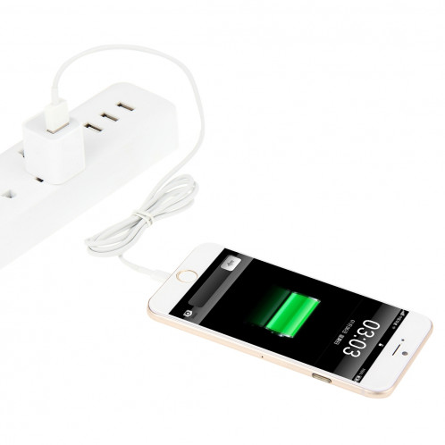 2 en 1 (adaptateur de chargeur de voyage 5V 1A US + 1 m de câble de charge de synchronisation Sync), pour iPad, iPhone, Galaxy, Huawei, Xiaomi, LG, HTC et autres téléphones intelligents, appareils rechargeables SH343B808-07