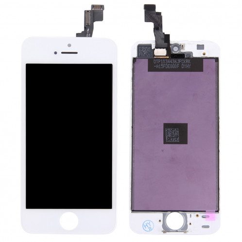 iPartsAcheter 3 en 1 pour iPhone 5S (LCD + Frame + Touch Pad) Assemblage Digitizer (Blanc) SI00481490-09