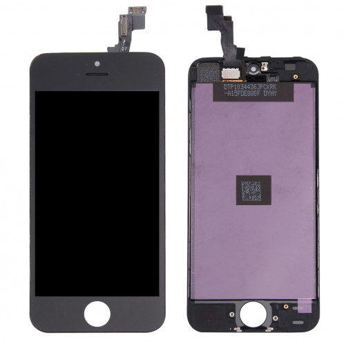 iPartsAcheter 3 en 1 pour iPhone 5S (LCD + Frame + Touch Pad) Assemblage Digitizer (Noir) SI048B314-09