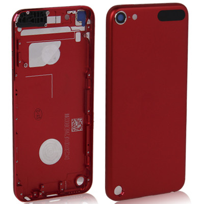 Couverture arrière en métal / panneau arrière pour iPod touch 5 (rouge) SC706L9-04