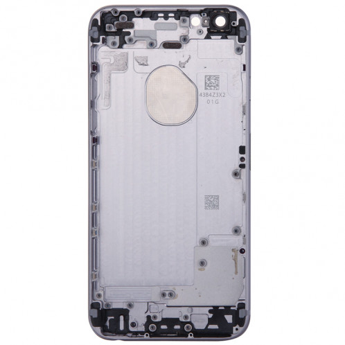 iPartsBuy Housse de boîtier complet pour iPhone 6, y compris la couverture arrière et le plateau de la carte et le bouton de contrôle du volume et le bouton de mise sous tension et la touche du vibreur (gris) SI068H1030-07