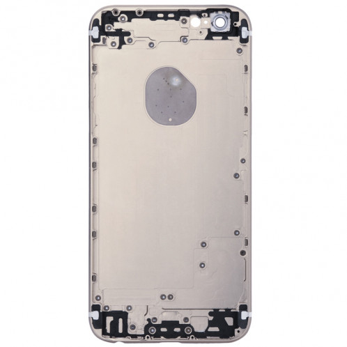 iPartsBuy Housse de boîtier complet pour iPhone 6, y compris la couverture arrière et le plateau de la carte et le bouton de contrôle du volume et le bouton d'alimentation et la touche de la touche du vibreur (or SI00681794-07