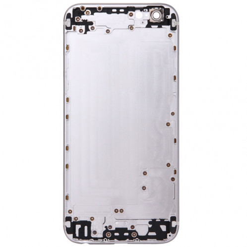 Couvercle de boîtier complet pour iPhone 6, y compris la couverture arrière et le plateau de la carte et le bouton de contrôle du volume et le bouton d'alimentation et la touche du vibreur d'interrupteur de SC355S1086-07
