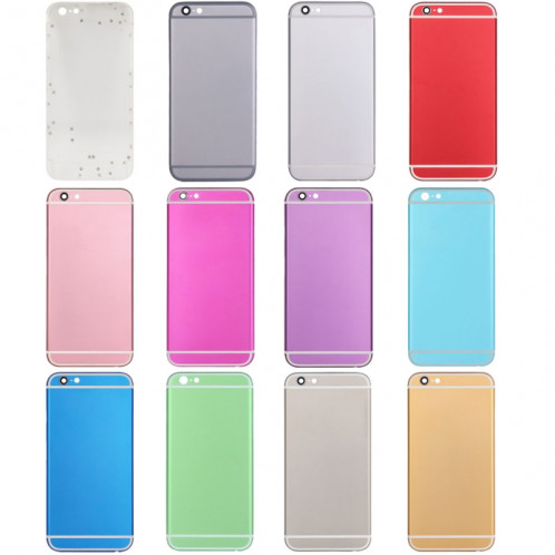 Couvercle de logement complet pour iPhone 6, y compris la couverture arrière et le plateau de la carte et la touche de contrôle du volume et le bouton d'alimentation et la touche du vibrateur de l'interrupteur SC355H1695-07