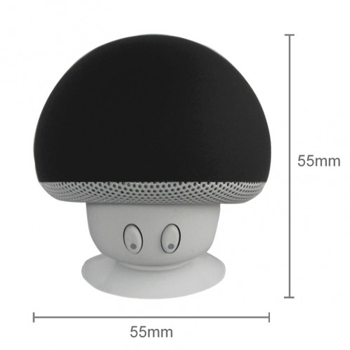 Enceinte Bluetooth en forme de champignon, avec support d'aspiration (noir) SH373B345-012