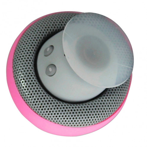 Enceinte Bluetooth en forme de champignon, avec support d'aspiration (rose) SH373F52-012