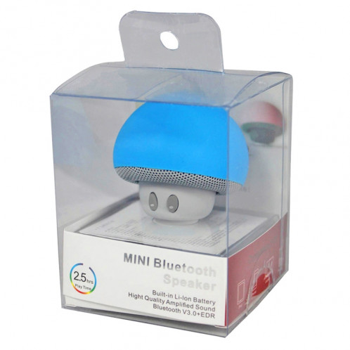 Enceinte Bluetooth en forme de champignon avec support d'aspiration (bleu) SH373L1229-012