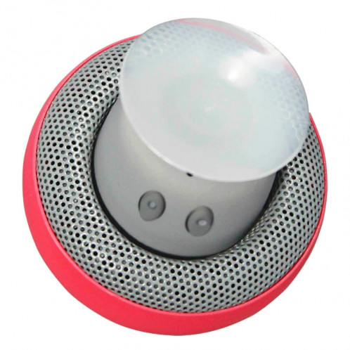 Enceinte Bluetooth en forme de champignon, avec support d'aspiration (rouge) SH373R826-012