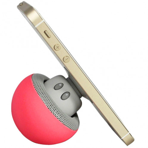 Enceinte Bluetooth en forme de champignon, avec support d'aspiration (rouge) SH373R826-012