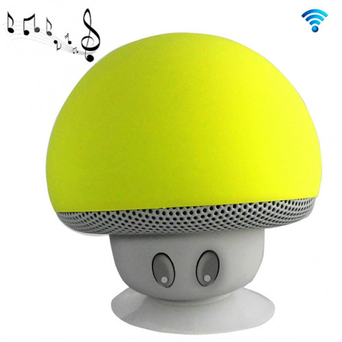 Enceinte Bluetooth en forme de champignon, avec support d'aspiration (jaune) SH373Y1297-012