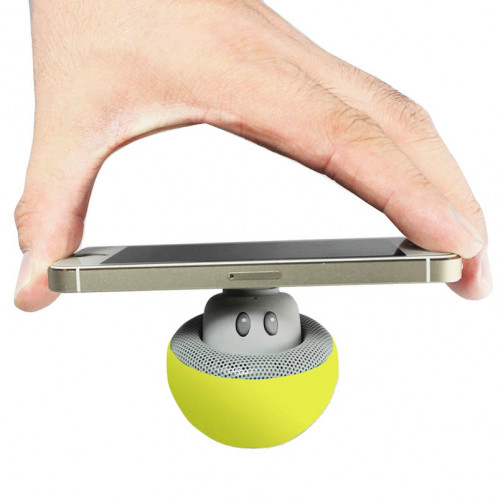 Enceinte Bluetooth en forme de champignon, avec support d'aspiration (jaune) SH373Y1297-012