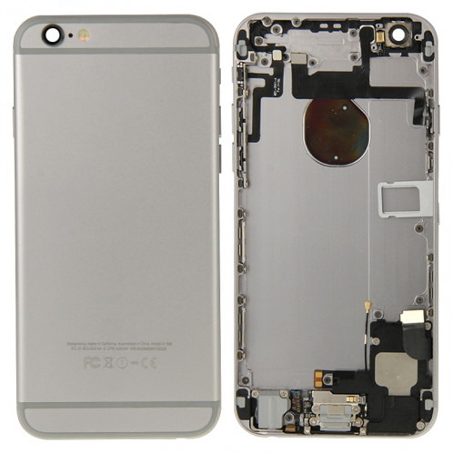 iPartsBuy pour iPhone 6 couvercle du boîtier complet (gris) SI211H1107-07