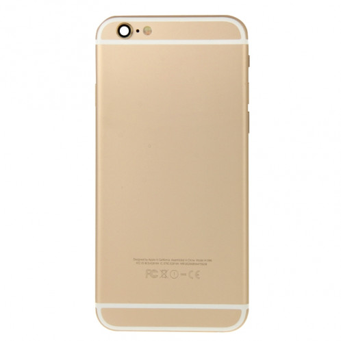 iPartsBuy pour iPhone 6 couvercle du boîtier complet (or) SI211J61-07