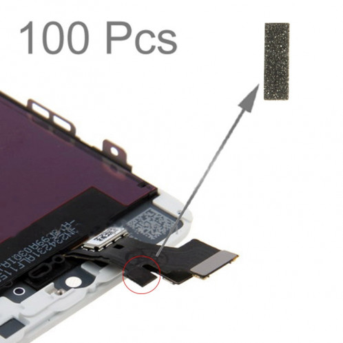 100 PCS iPartsAcheter pour iPhone 6 Écran LCD d'origine Stick coton Pads S146191907-03