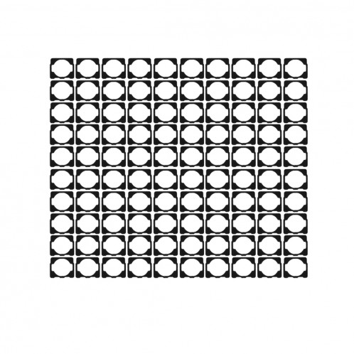 100 PCS iPartsBuy éponge mousse Slice Pads pour iPhone 6s Plus Retour caméra S10210292-03