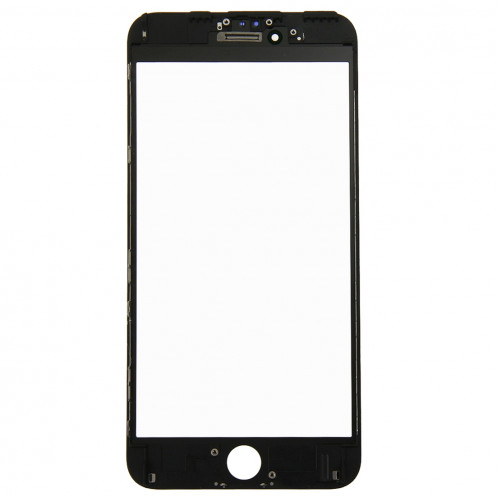 iPartsBuy pour iPhone 6s Plus lentille extérieure en verre de l'écran avant avec cadre avant de l'écran LCD (noir) SI030B631-08