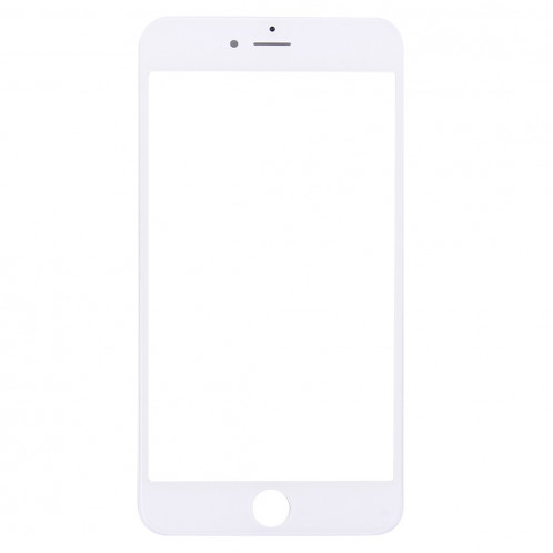 iPartsAcheter pour iPhone 6s Plus Lentille En Verre Externe Avec Écran Avant LCD Cadre Lunette (Blanc) SI030W442-06
