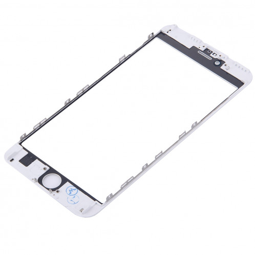 iPartsAcheter pour iPhone 6s Plus Lentille En Verre Externe Avec Écran Avant LCD Cadre Lunette (Blanc) SI030W442-06