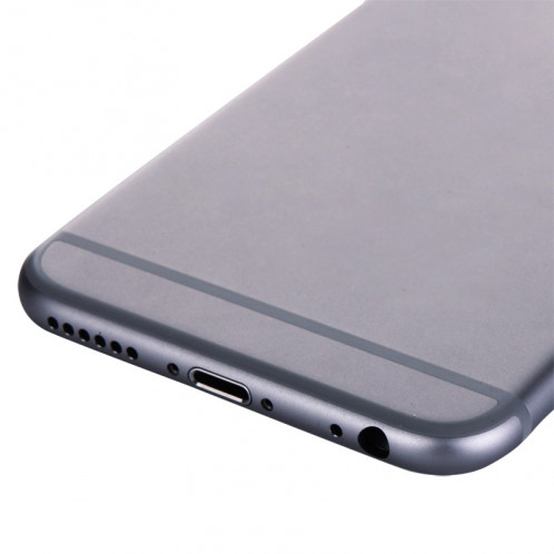 iPartsBuy Housse de boîtier complet pour iPhone 6 Plus, y compris la couverture arrière et le plateau de la carte et la touche de contrôle du volume et du bouton d'alimentation et de la touche de vibration du SI068H511-06