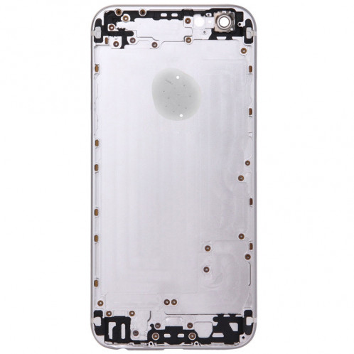 iPartsBuy Couvercle de boîtier complet pour iPhone 6 Plus, y compris la couverture arrière et le plateau de la carte et le bouton de contrôle du volume et le bouton d'alimentation et la touche du vibreur Vibrant SI068S346-06