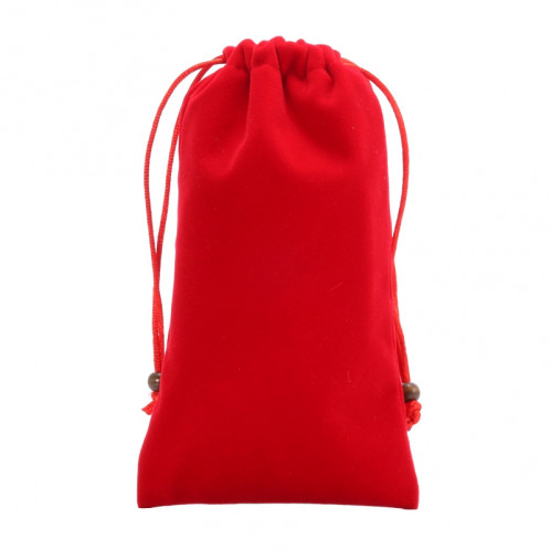 Sac de transport universel en coton avec lanière pour iPhone 6 Plus, iPhone 6S Plus, Galaxy Note 8, Galaxy S6 bord Plus / A8 / Note 5 / Note 4 / Galaxy Mega 6.3 / i9200 (Rouge) SH360R9-05