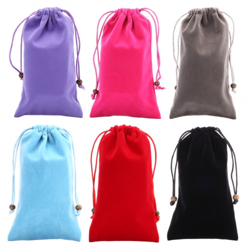 Sac de transport universel en coton avec lanière pour iPhone 6 Plus, iPhone 6S Plus, Galaxy Note 8, Galaxy S6 bord Plus / A8 / Note 5 / Note 4 / Galaxy Mega 6.3 / i9200 (Rouge) SH360R9-05