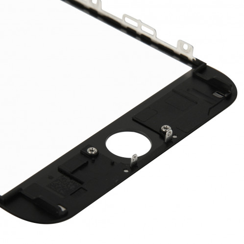 iPartsBuy Avant Écran Lentille En Verre Extérieur avec Cadre Avant Cadre LCD pour iPhone 6 Plus (Noir) SI110B535-08