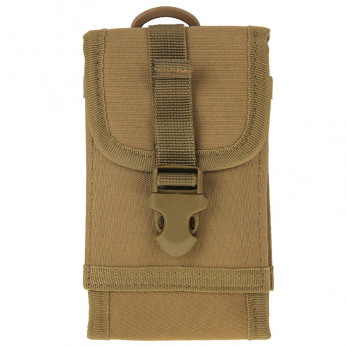 Sac de taille de tissu en nylon vertical universel de 5,5 pouces pour iPhone 6 Plus et 6S Plus, Galaxy S6, Huawei, etc. (brun) SH132Z1490-06