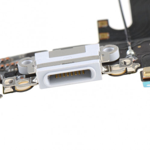iPartsBuy pour iPhone 6s Port de chargement Flex câble ruban (blanc) SI005W691-09