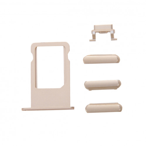 iPartsBuy pour le plateau de carte d'iPhone 6s (or) SI212A1781-03