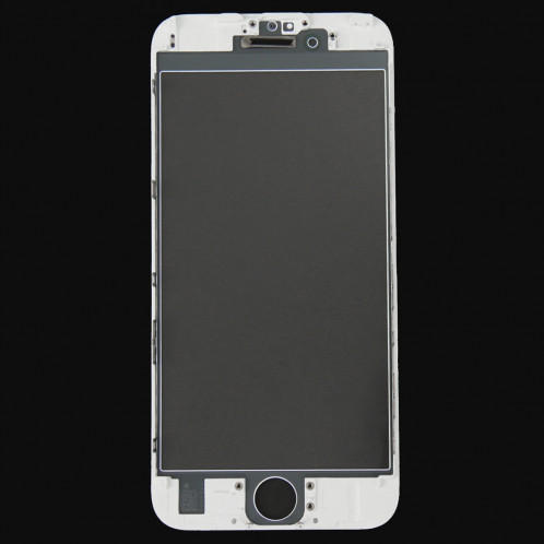 iPartsBuy Avant Écran Lentille En Verre Extérieur avec Cadre Avant Cadre LCD pour iPhone 6s (Blanc) SI200W42-08