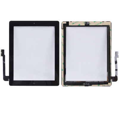 (Bouton du contrôleur + bouton de la touche d'accueil Câble de membrane de carte PCB + adhésif d'installation de l'écran tactile) Panneau tactile pour nouvel iPad (iPad 3) (noir) SH721B1481-05