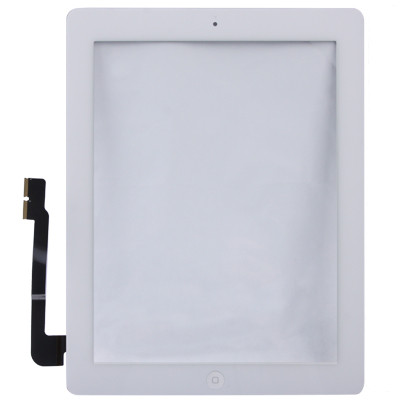 (Bouton du contrôleur + bouton de la touche d'accueil Câble de membrane de carte PCB + adhésif d'installation du panneau tactile) Panneau tactile pour nouvel iPad (iPad 3) (blanc) SH721W1570-05