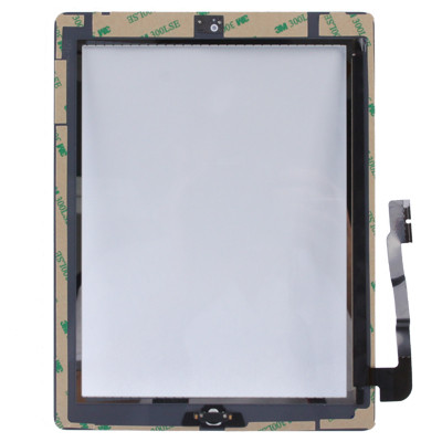 (Bouton du contrôleur + bouton de la touche d'accueil Câble de membrane de carte PCB + adhésif d'installation du panneau tactile) Panneau tactile pour nouvel iPad (iPad 3) (blanc) SH721W1570-05