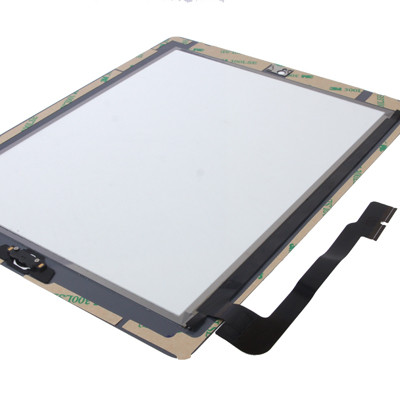 (Bouton du contrôleur + bouton de la touche d'accueil Câble de membrane de carte PCB + adhésif d'installation du panneau tactile) Panneau tactile pour nouvel iPad (iPad 3) (blanc) SH721W1570-05