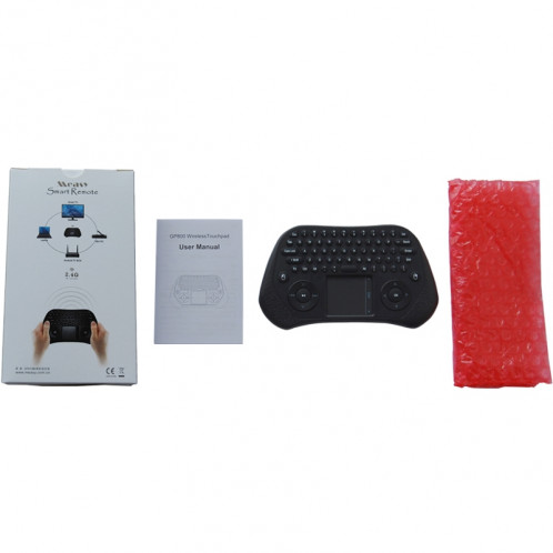 MEASY GP800 Clavier sans fil Smart Remote Air Mouse pour TV BOX / Ordinateur portable / Tablet PC / Mini PC (Noir) SM0022952-012