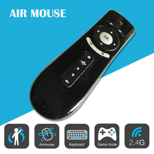 T2 Gyroscope Mini Fly Air Souris 2.4G Android Télécommande 3D Sense Motion Stick pour Bureau / Ordinateur Portable ST0065640-011