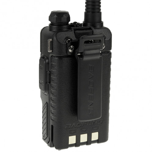 BAOFENG UV-5RB professionnel double bande émetteur-récepteur FM talkie walkie radio émetteur-récepteur (noir) SB582B719-013