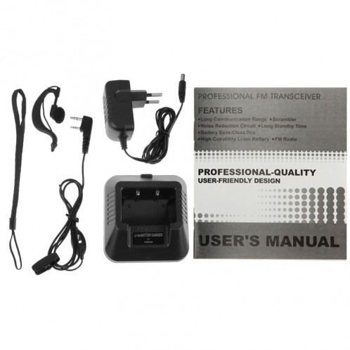 BAOFENG UV-5RE Émetteur-récepteur professionnel à double bande Émetteur talkie-walkie radio FM (Noir) SH89BB1168-013