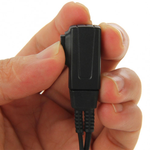 Casque d'écoute émetteur-récepteur portatif pour talkies-walkies, 3.5mm + 2.5mm Plug (noir) SC694B753-010